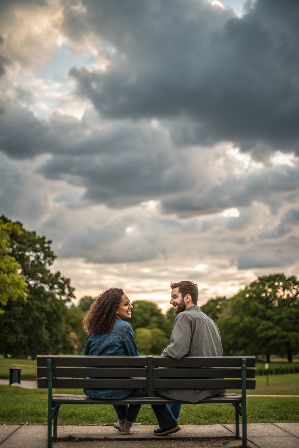 pareja-hablando Fortalece tu relación de pareja