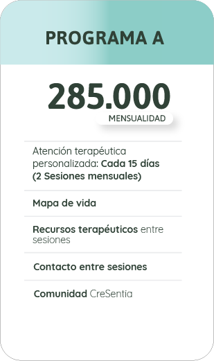 Programa A - Adultos CreSentia